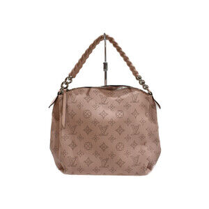 Louis Vuitton Babylon Chain Mahina Magnolia Pink Leather Handbag Shoulder Bag